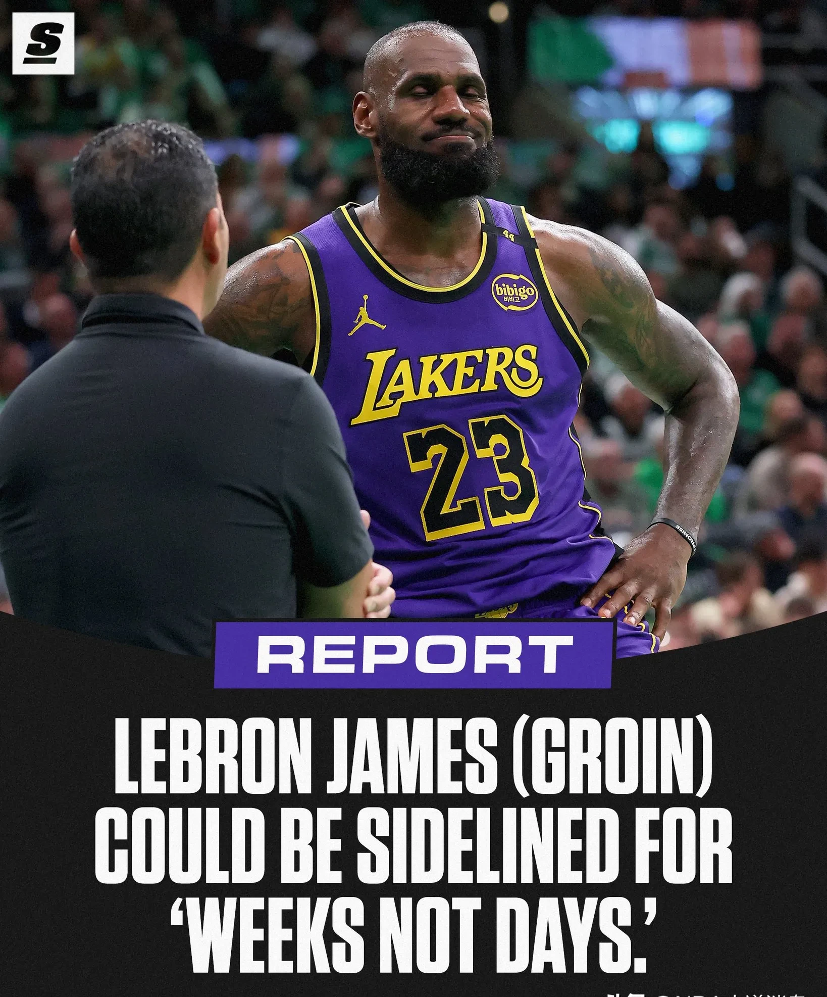 湖人陷入困境，詹姆斯再次受伤的简单介绍